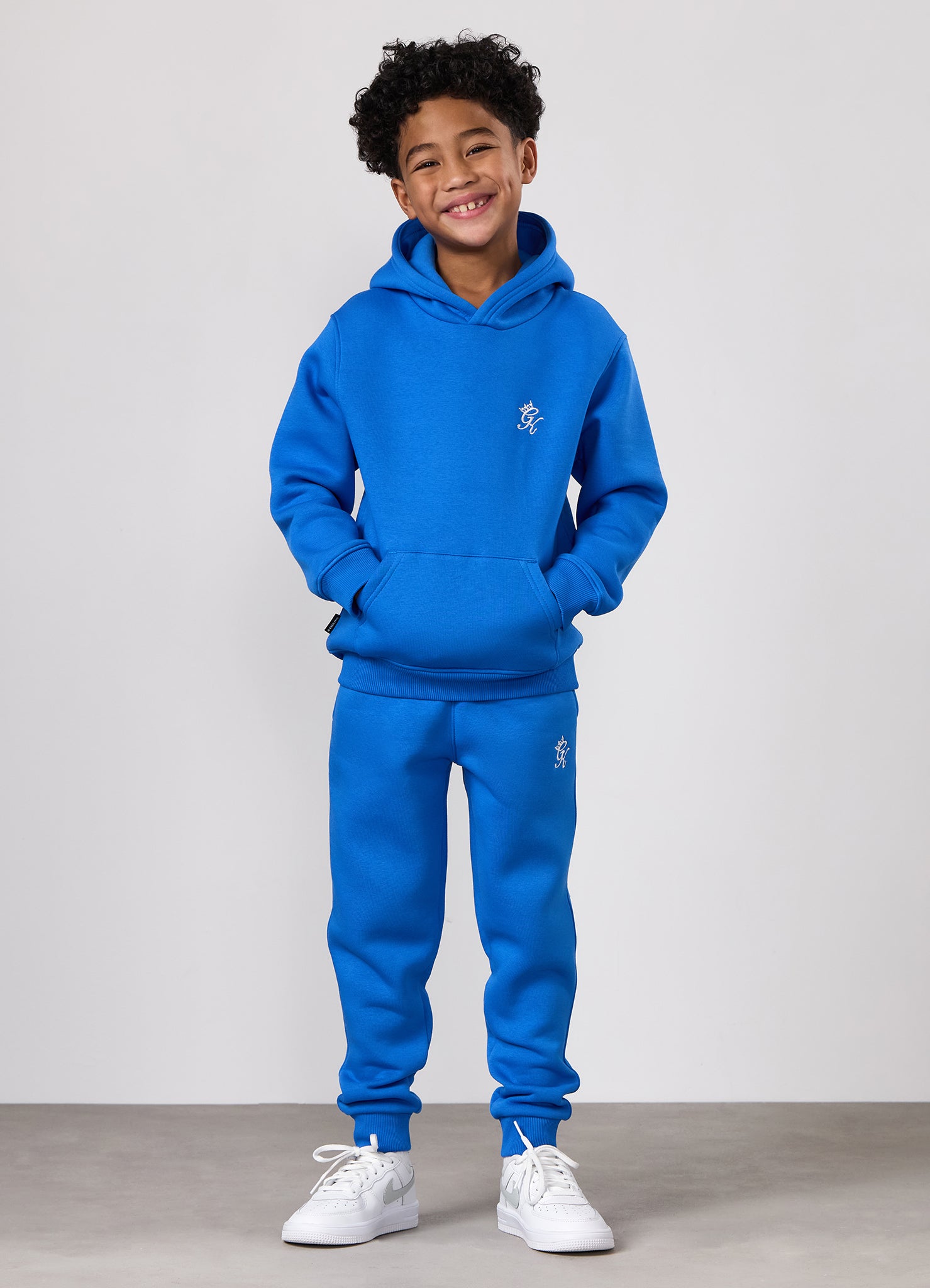 Gym King Kids Fundamental Hood - Blue Surge