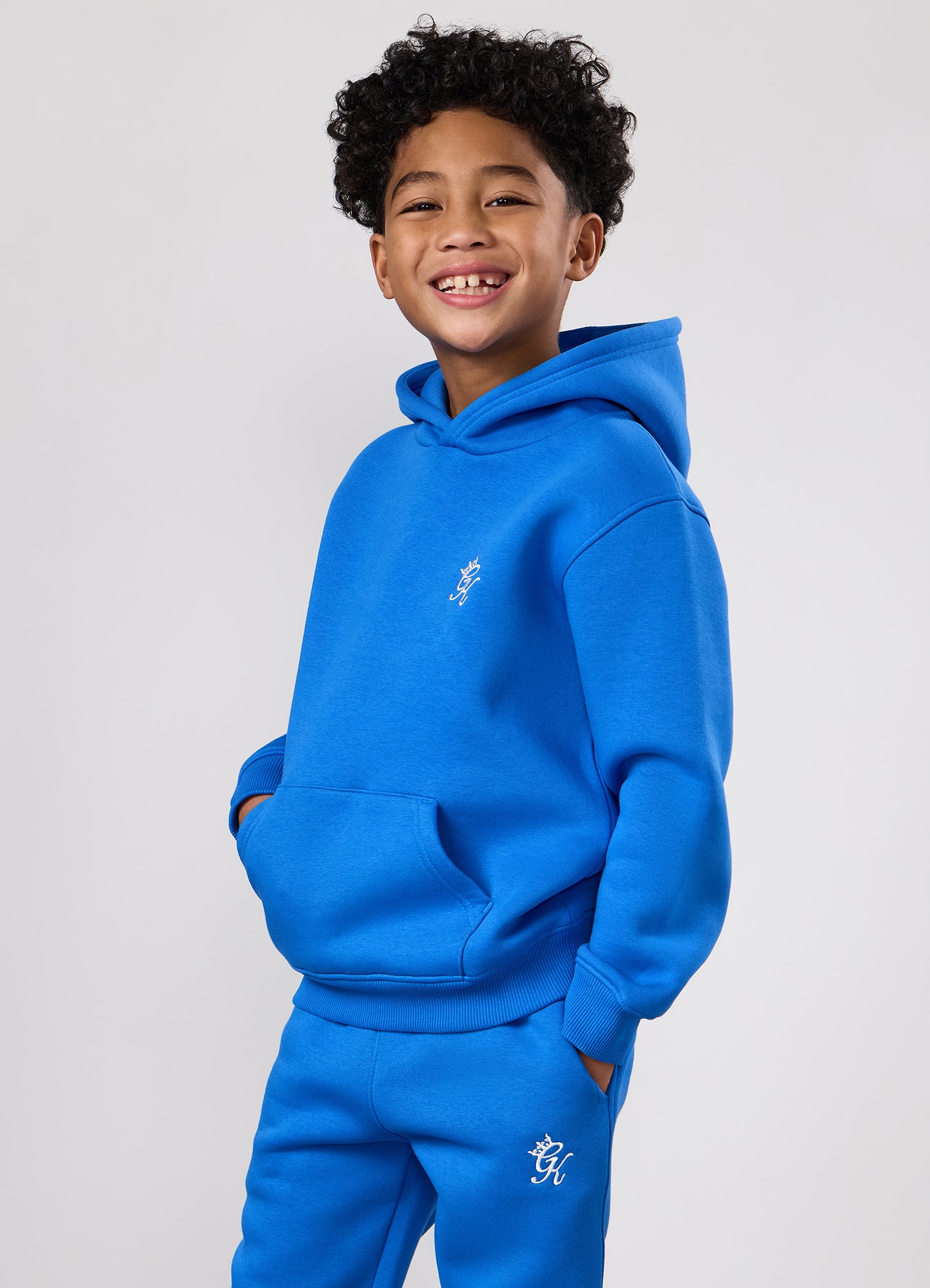 Gym King Kids Fundamental Hood - Blue Surge