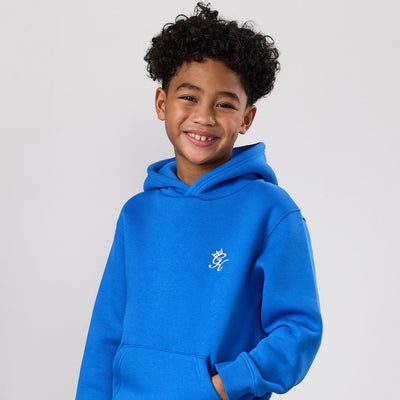 Gym King Kids Fundamental Hoodie - Blue Surge