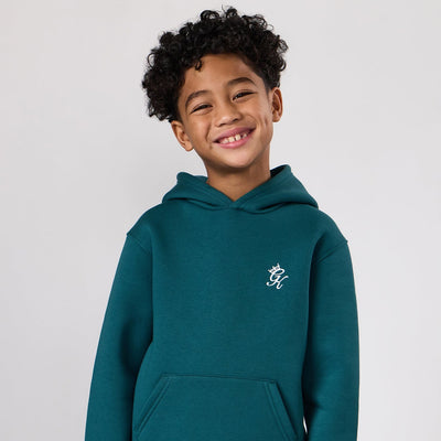 Gym King Kids Fundamental Hoodie - Storm Teal