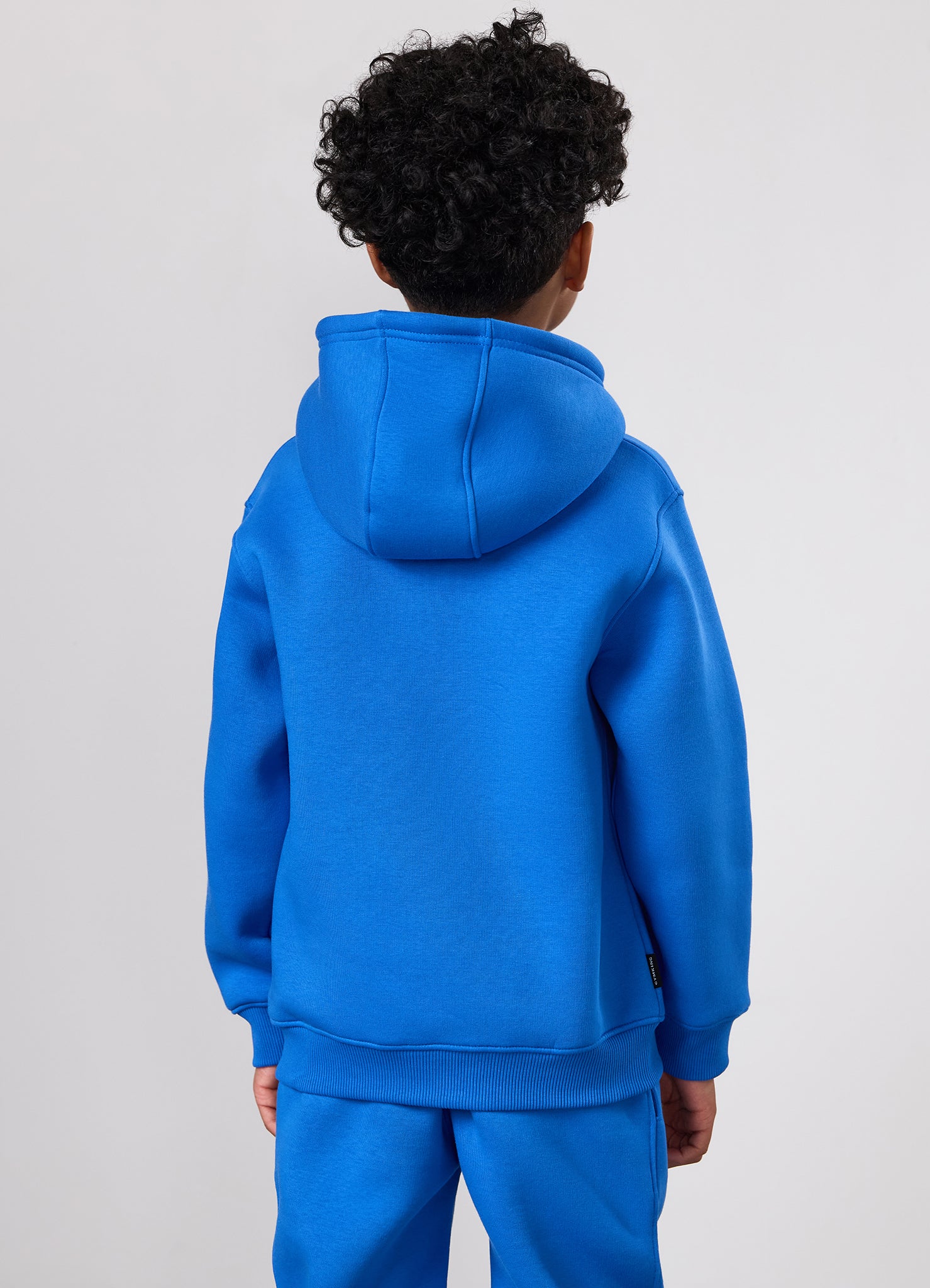 Gym King Kids Fundamental Hood Tracksuit - Blue Surge