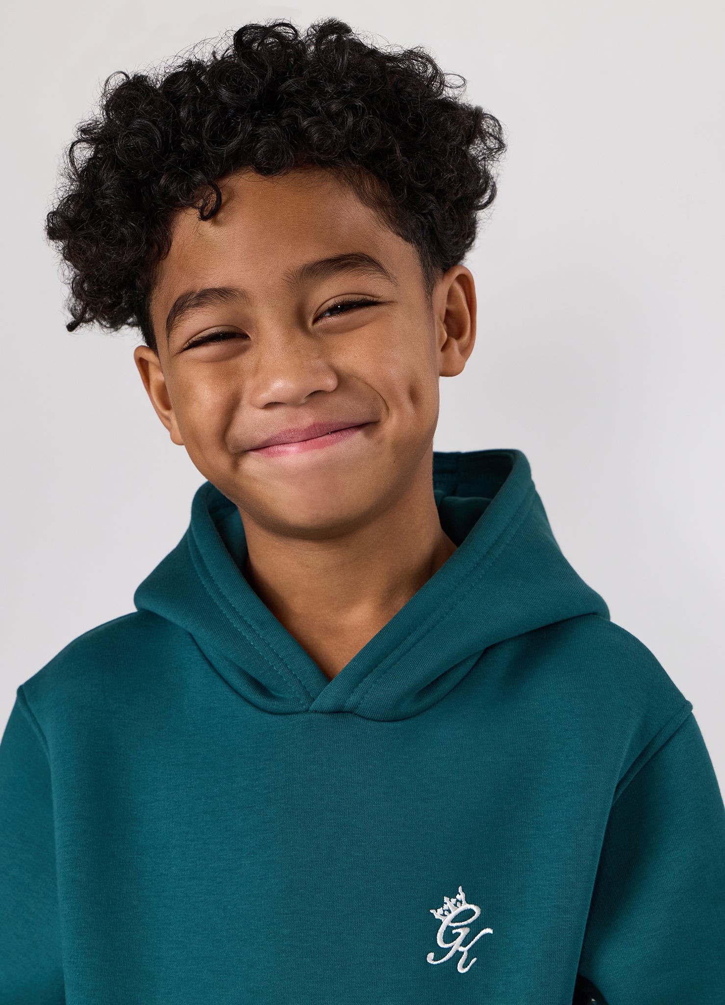 Gym King Kids Fundamental Hood - Storm Teal