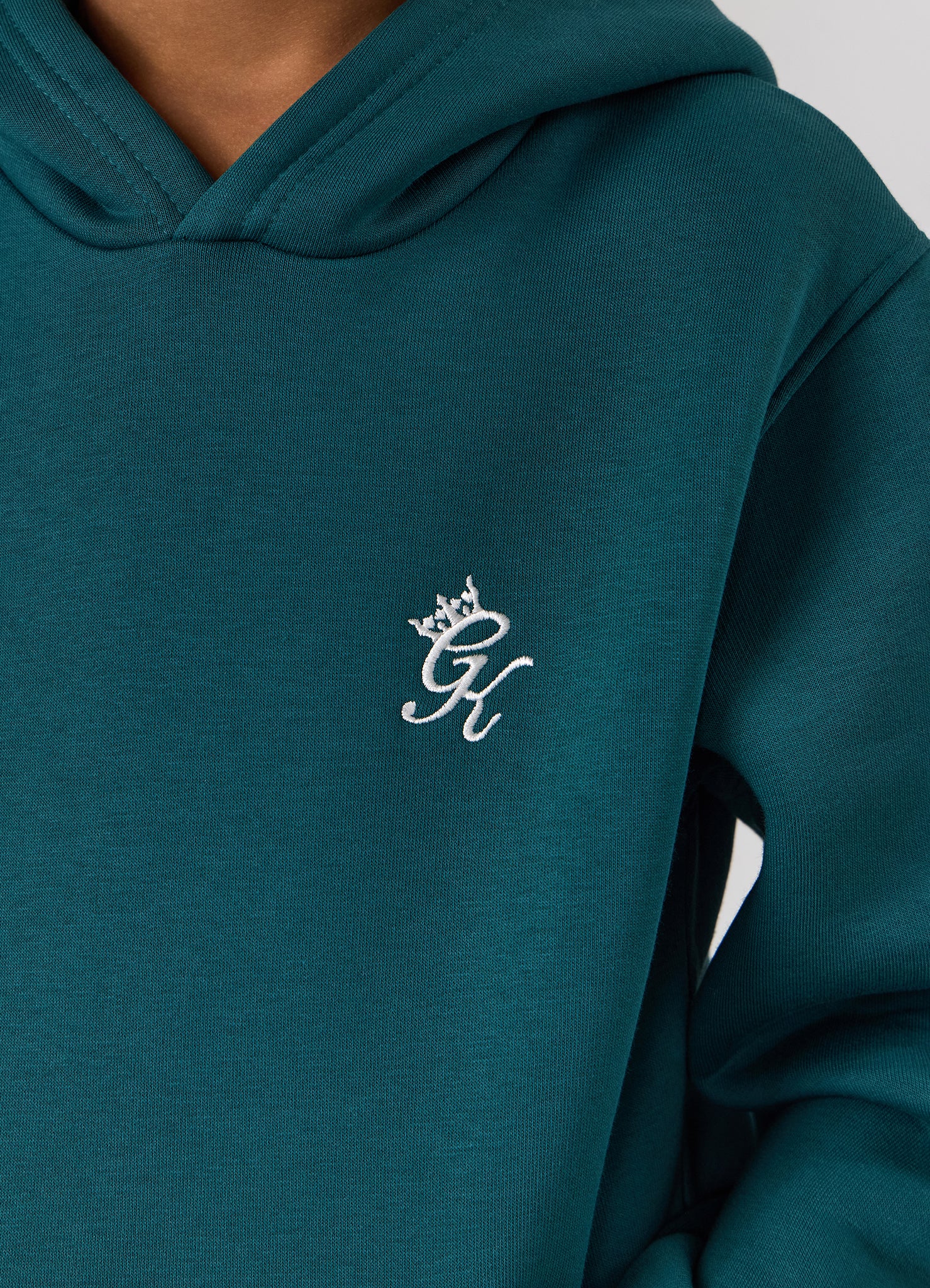 Gym King Kids Fundamental Hood - Storm Teal