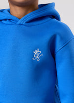 Gym King Kids Fundamental Hood Tracksuit - Blue Surge
