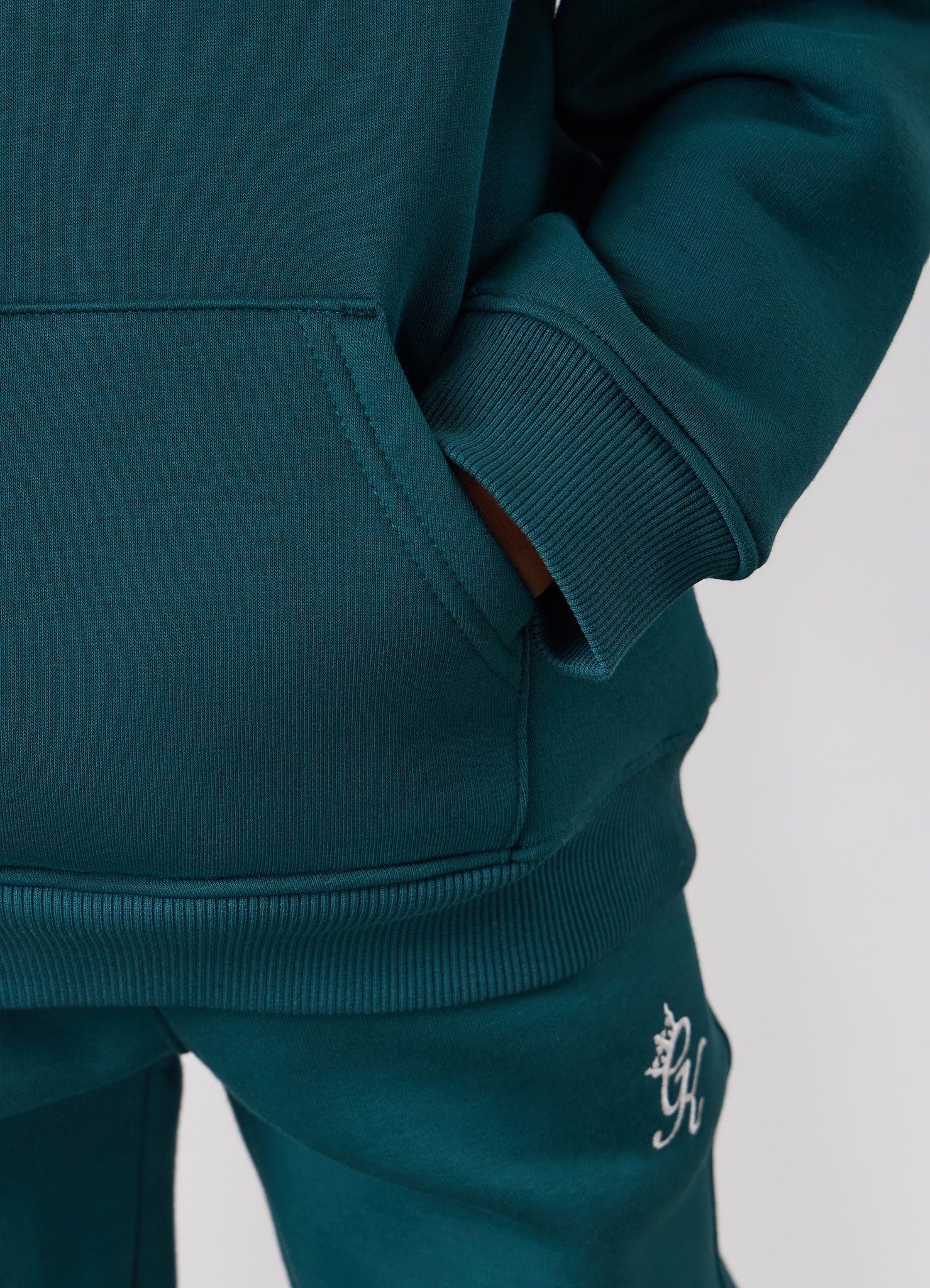 Gym King Kids Fundamental Hood - Storm Teal