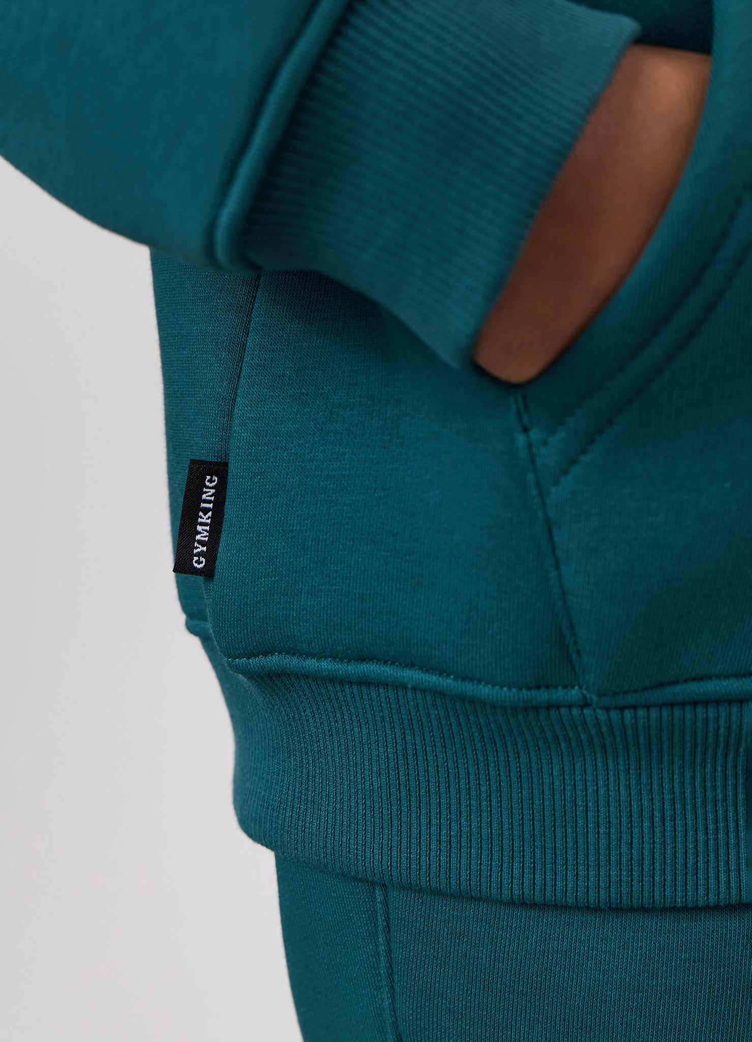 Gym King Kids Fundamental Hood - Storm Teal