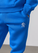 Gym King Kids Fundamental Hood Tracksuit - Blue Surge