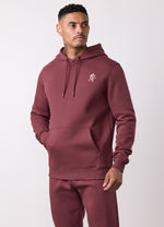 Gym King Fundamental Hood Tracksuit - Burgundy