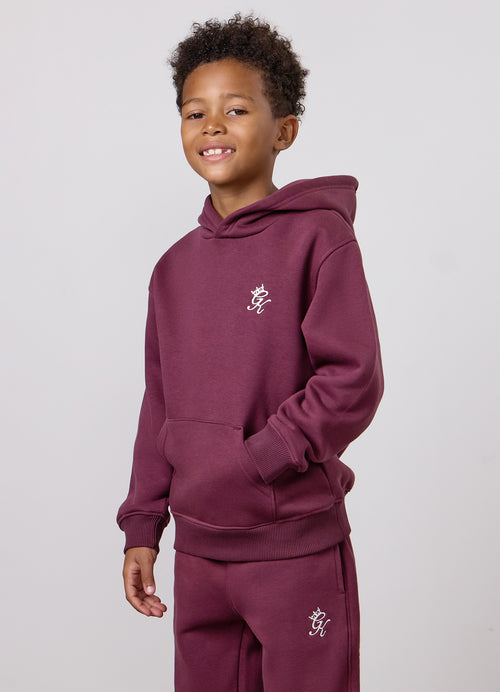 Gym King Older Kids Fundamental Hoodie - Burnt Fig