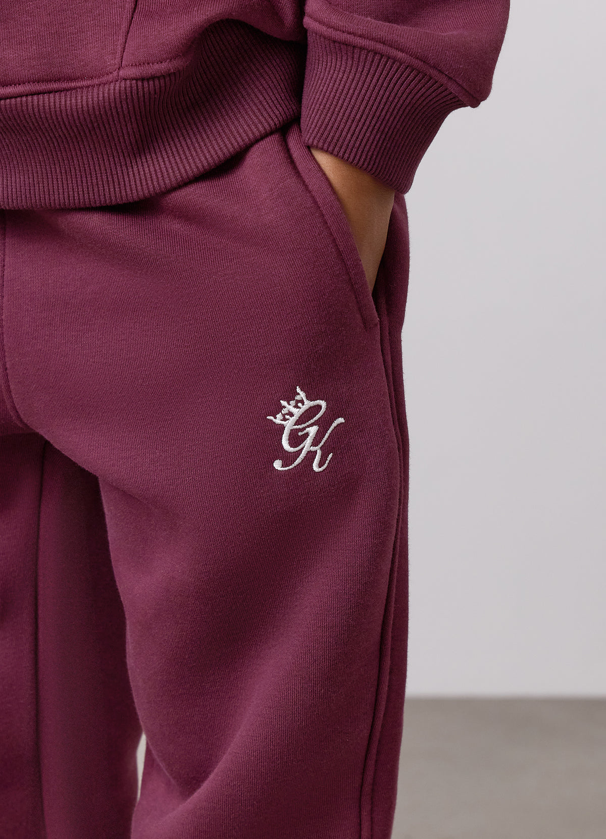 Gym King Older Kids Fundamental Jogger - Burnt Fig