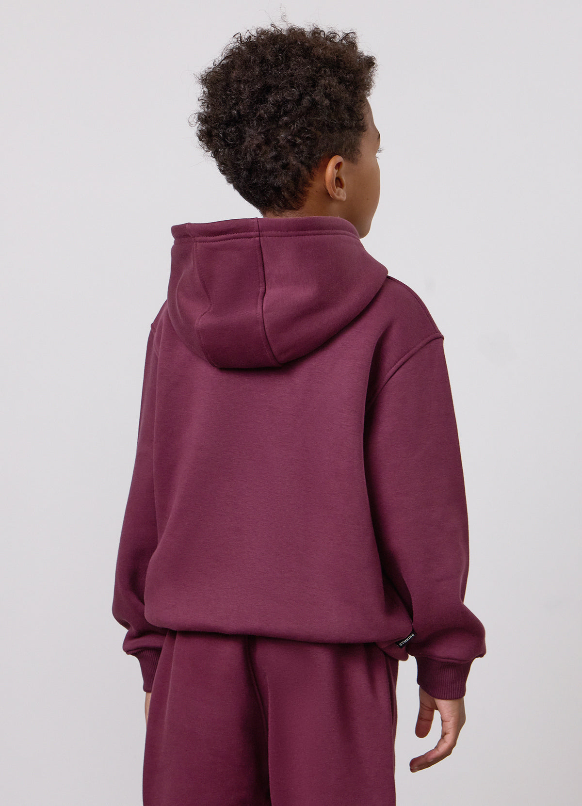 Gym King Younger Kids Fundamental Hoodie-Burnt Fig