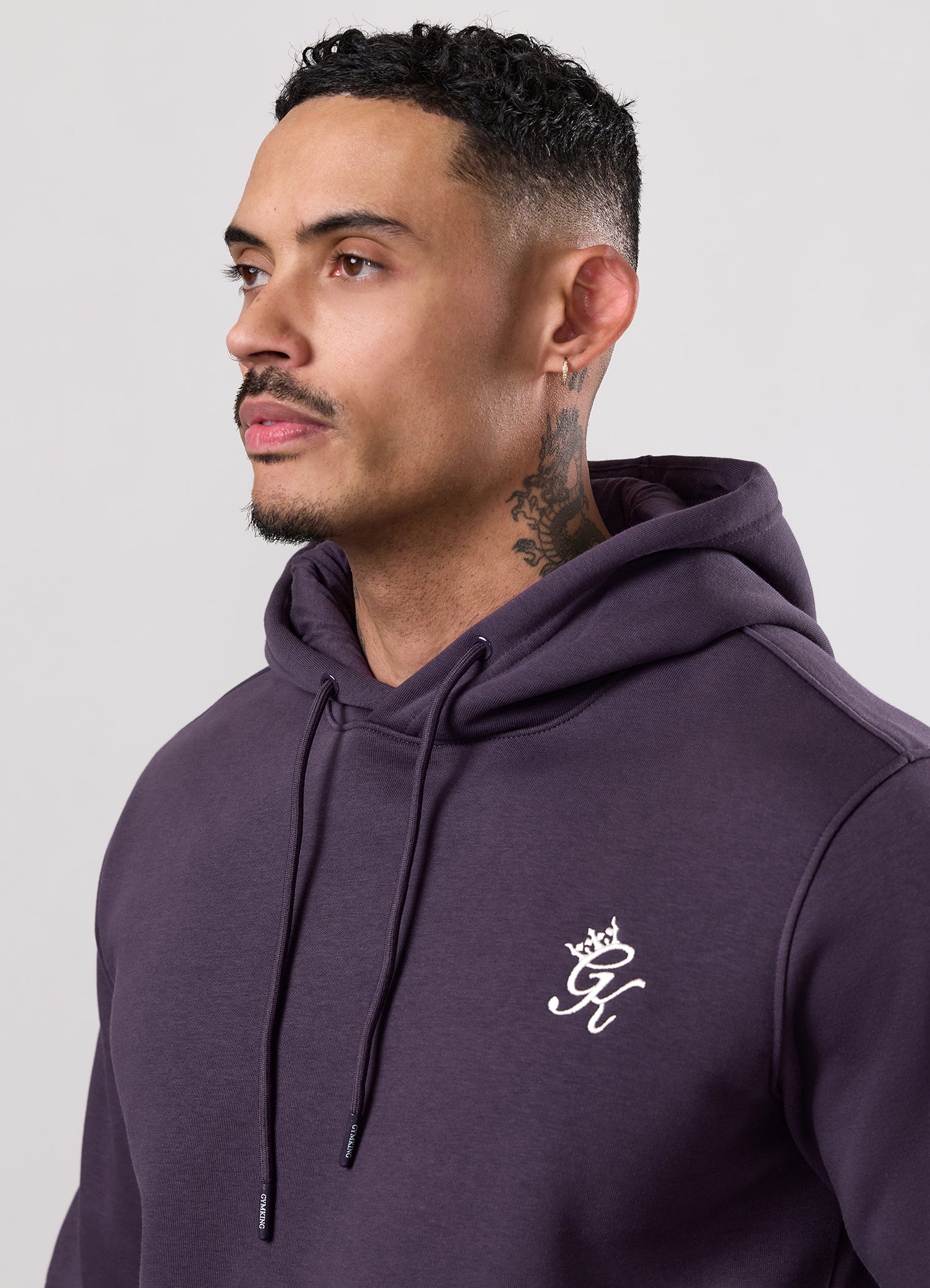 Gym King Fundamental Hood Tracksuit - Deep Purple