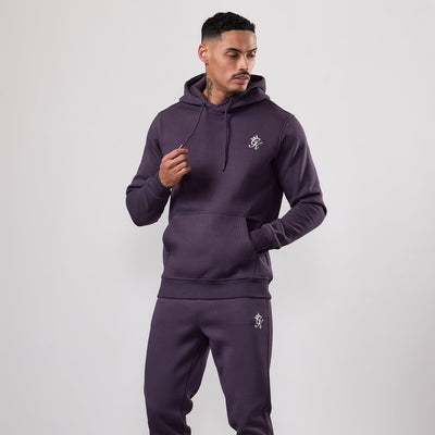 Gym King Fundamental Hood Tracksuit - Deep Purple