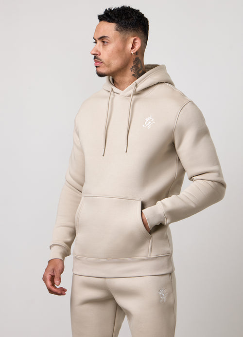Gym King Fundamental Hoodie - Fossil Stone