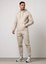 Gym King Fundamental Hood Tracksuit - Fossil Stone thumbnail