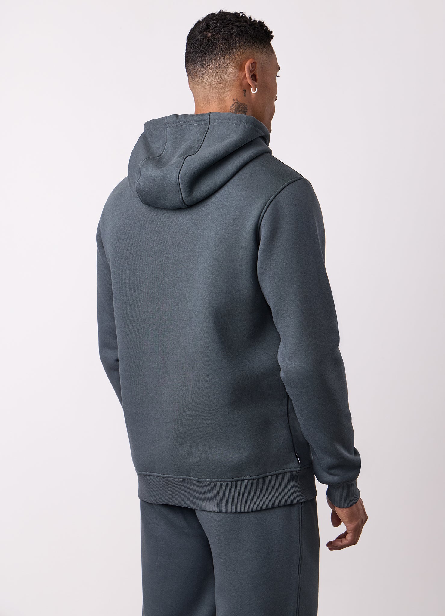 Gym King Fundamental Hood Tracksuit - Green Smoke