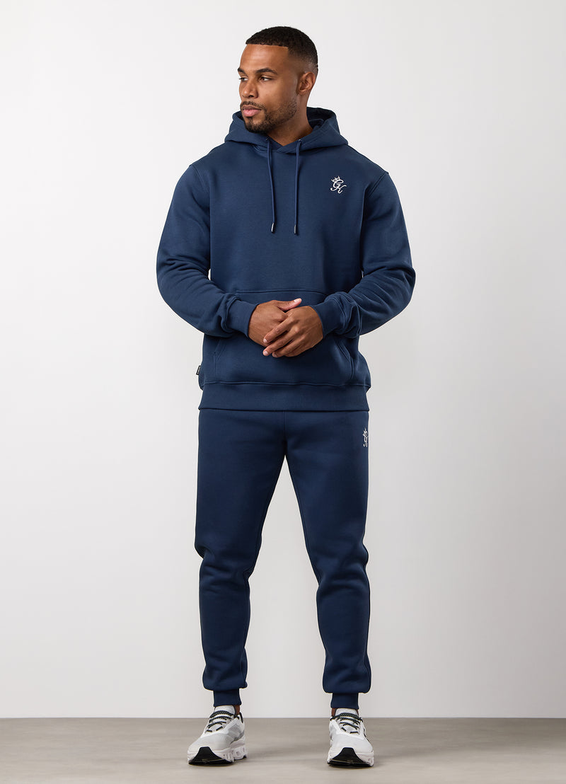 Gym King Fundamental Fleece Hood - Rich Blue