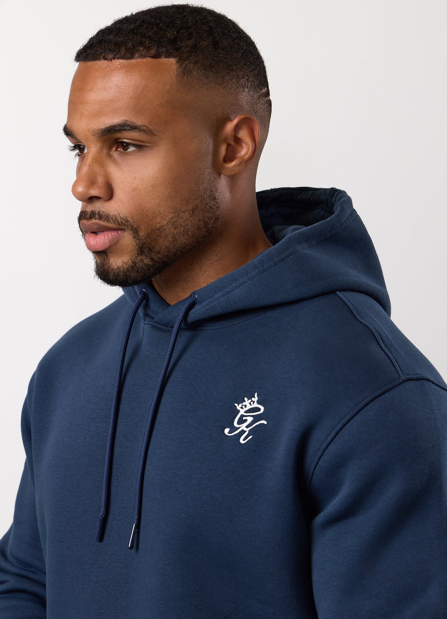 Gym King Fundamental Fleece Hood - Rich Blue