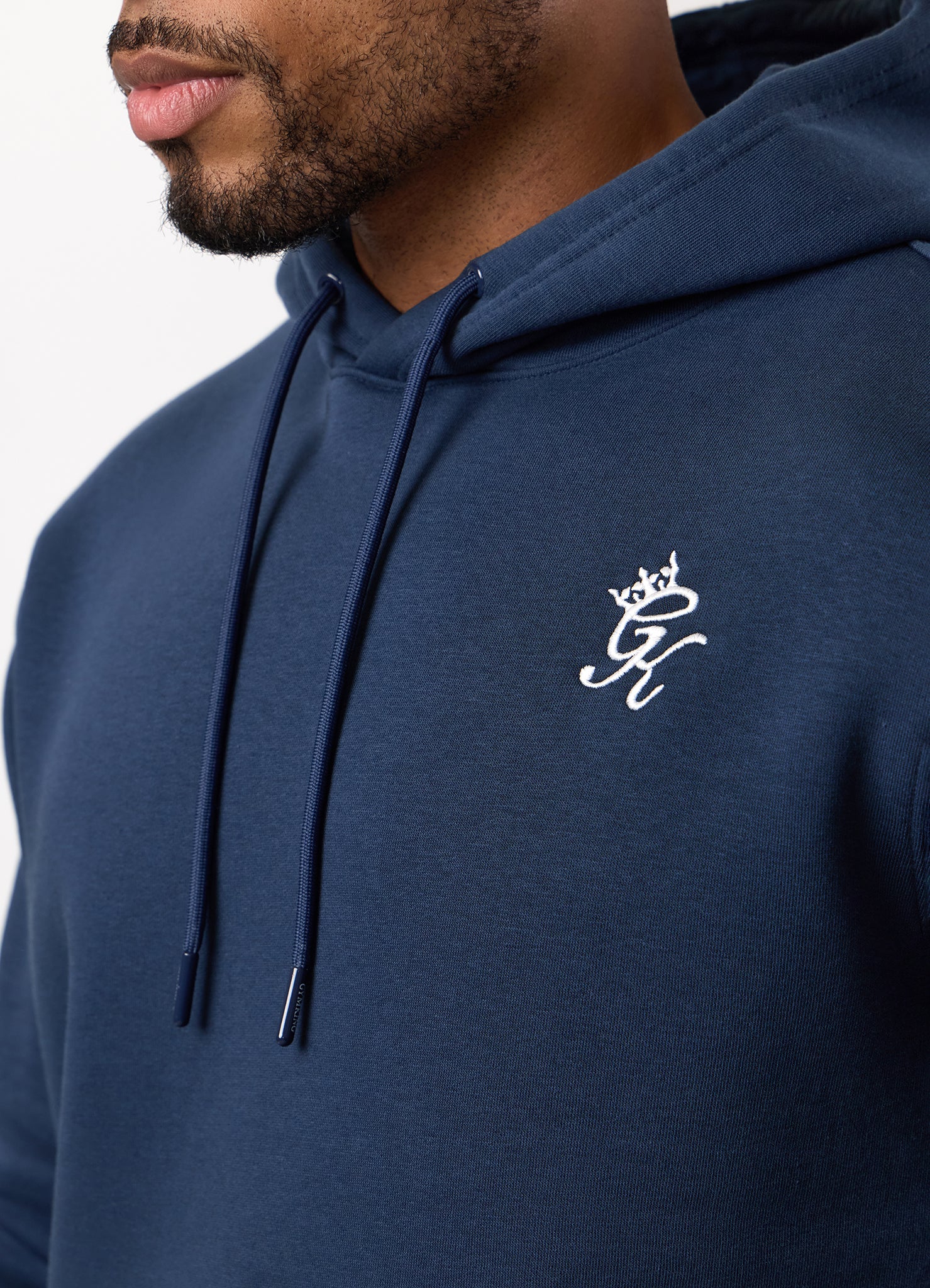 Gym King Fundamental Fleece Hood - Rich Blue