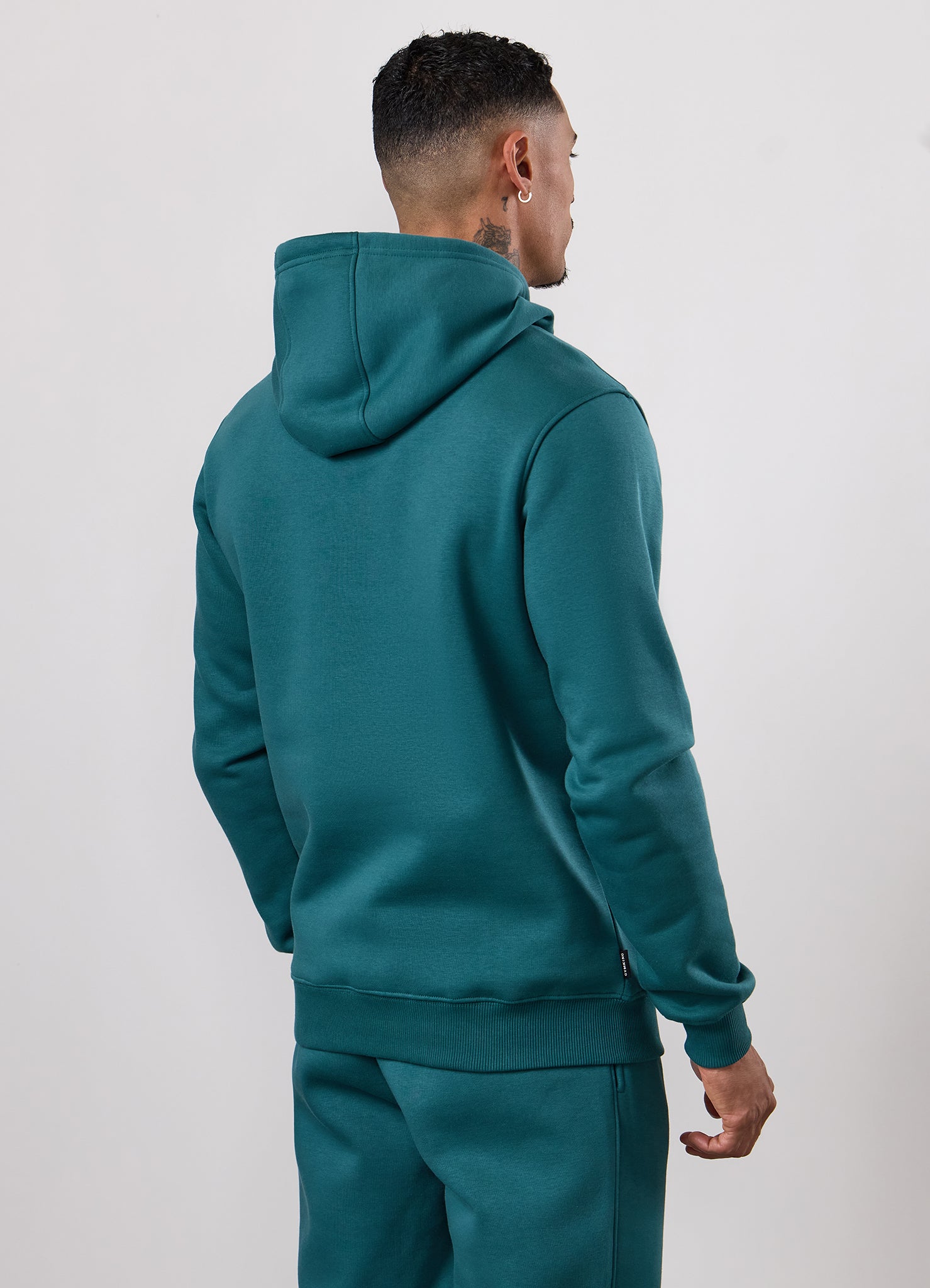 Gym King Fundamental Hood Tracksuit - Storm Teal