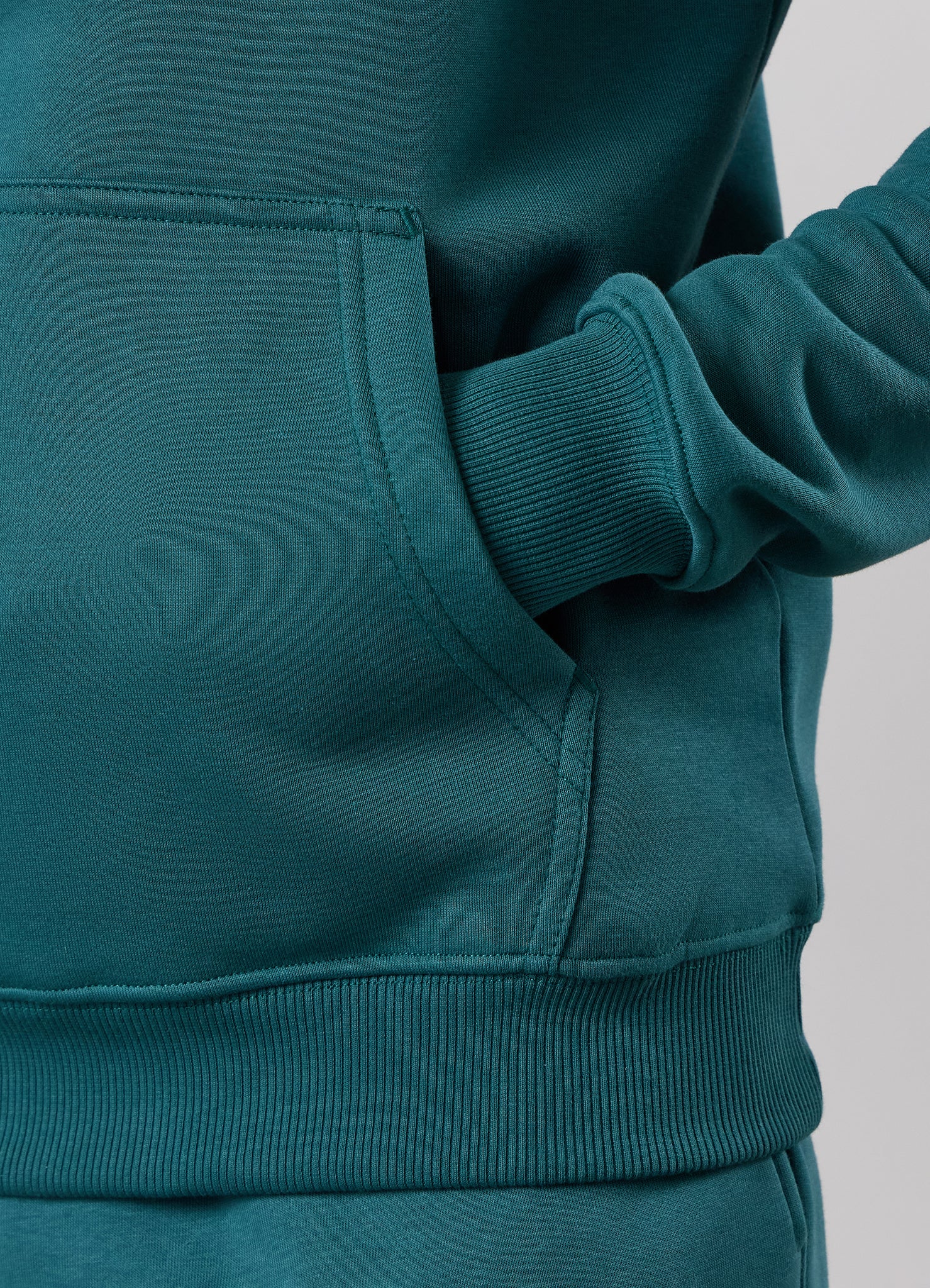 Gym King Fundamental Hood Tracksuit - Storm Teal