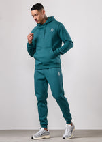 Gym King Fundamental Hood Tracksuit - Storm Teal