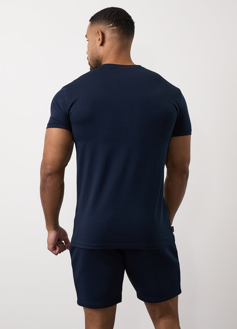 Gym King Fundamental Tee - Navy