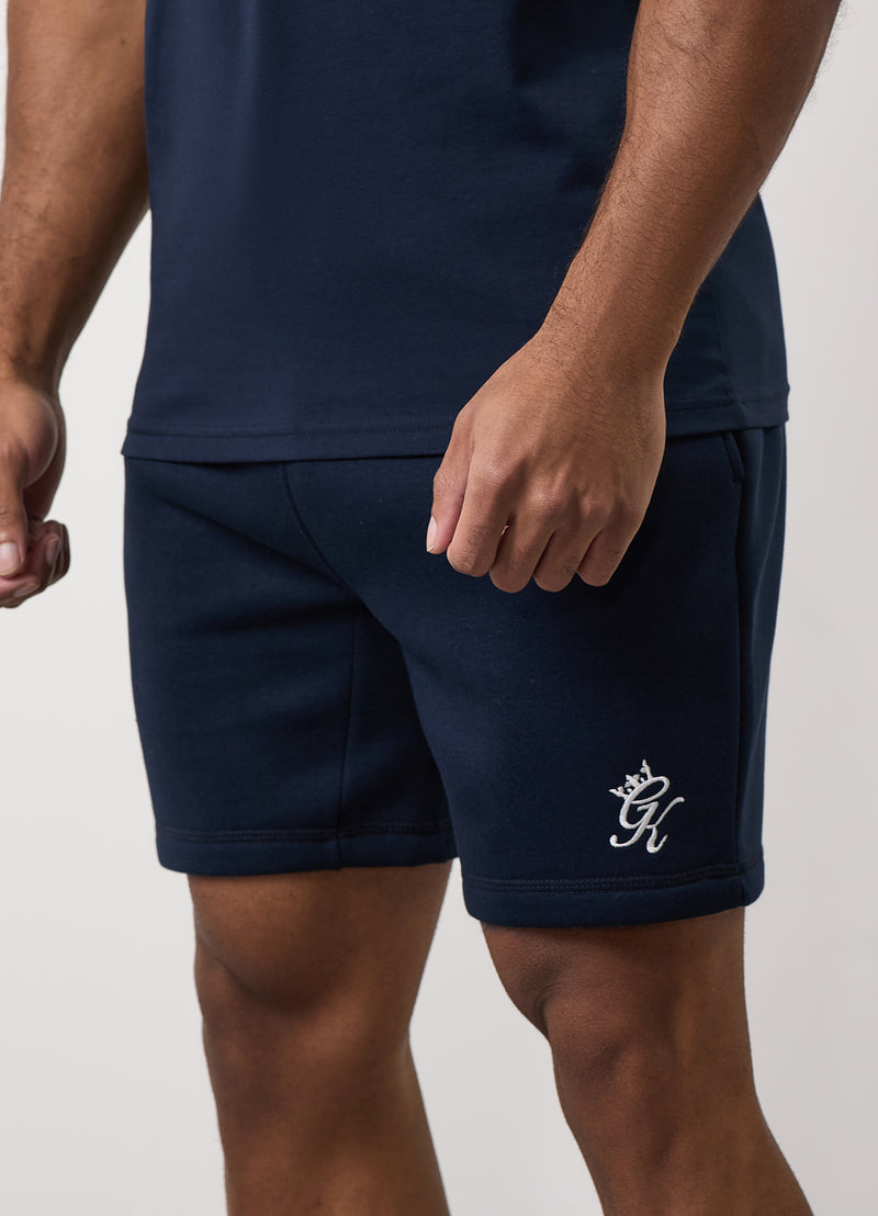 Gym King Fundamental Fleece Short - Navy