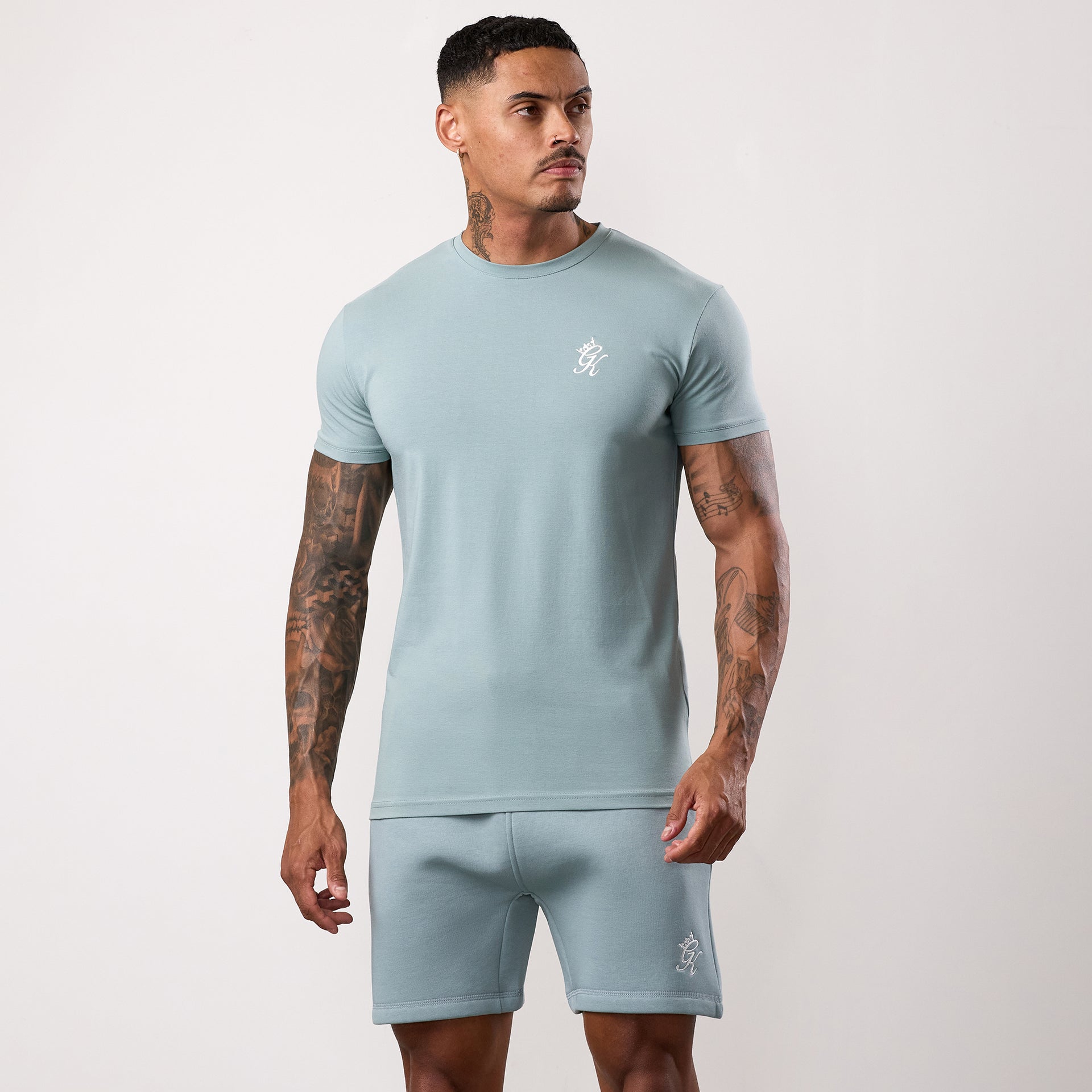 Gym King Fundamental Jersey T-Shirt - Smoke