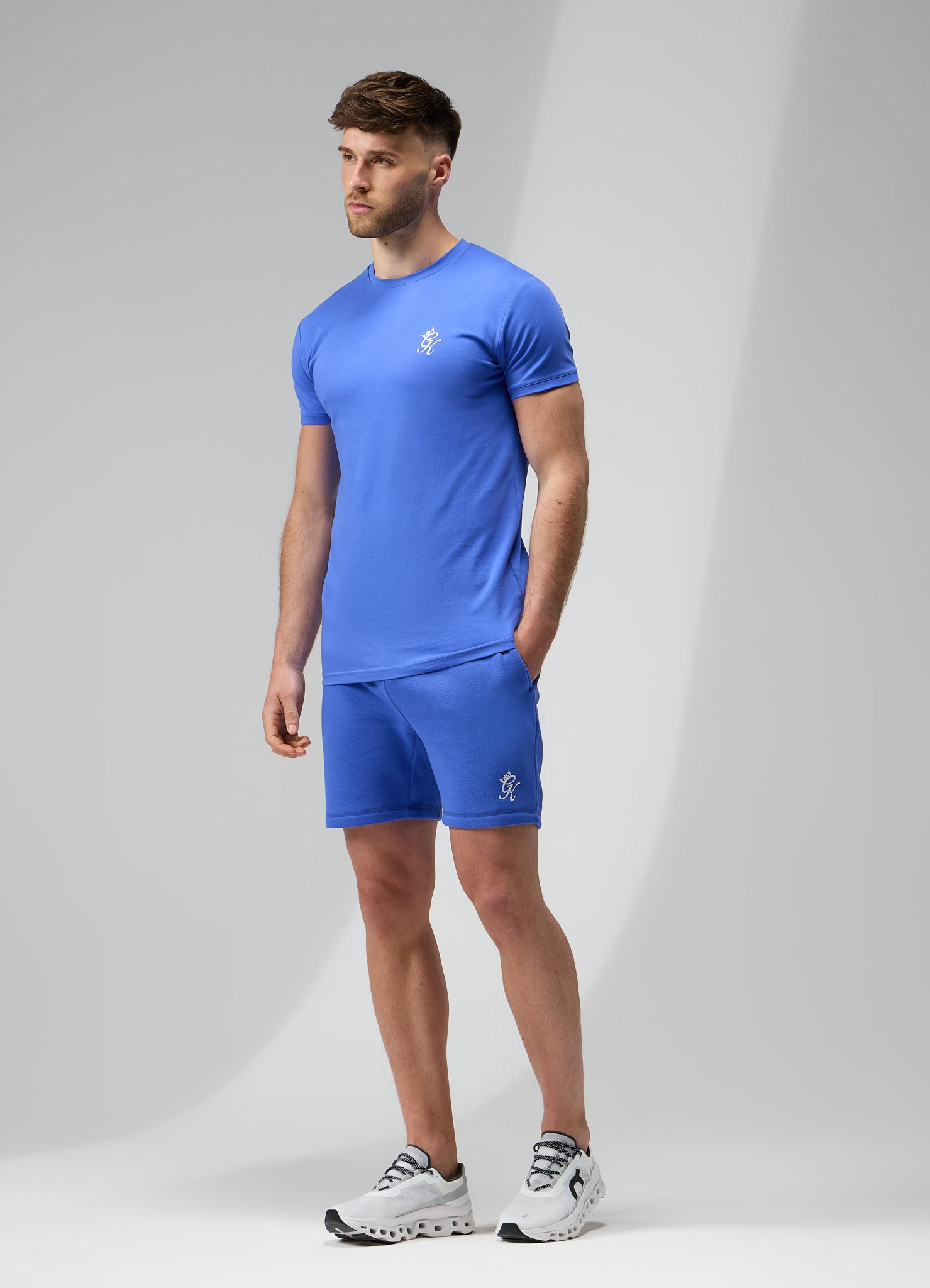 Gym King Fundamental Jersey Tee - Sonic Blue