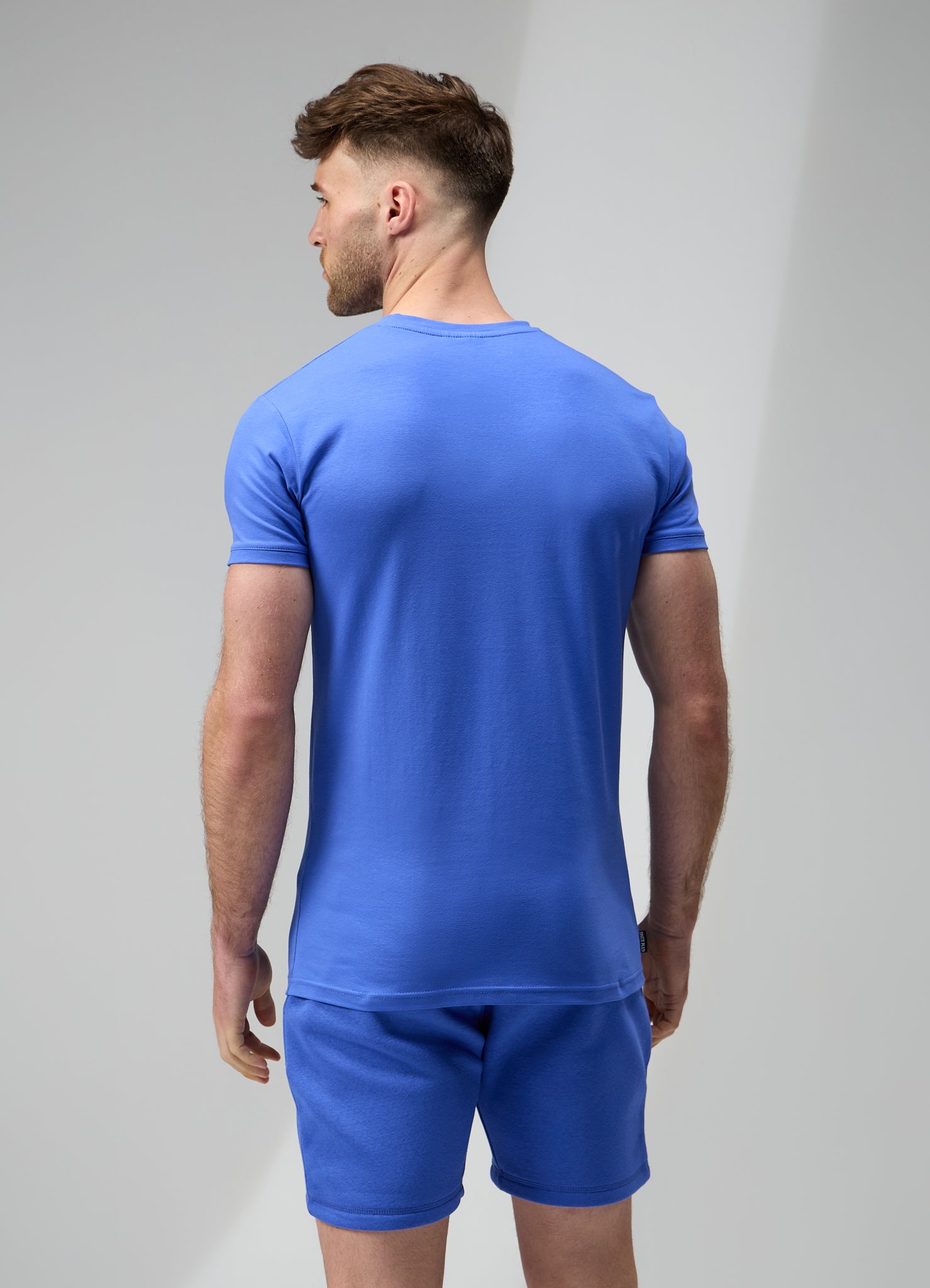 Gym King Fundamental Jersey Tee - Sonic Blue