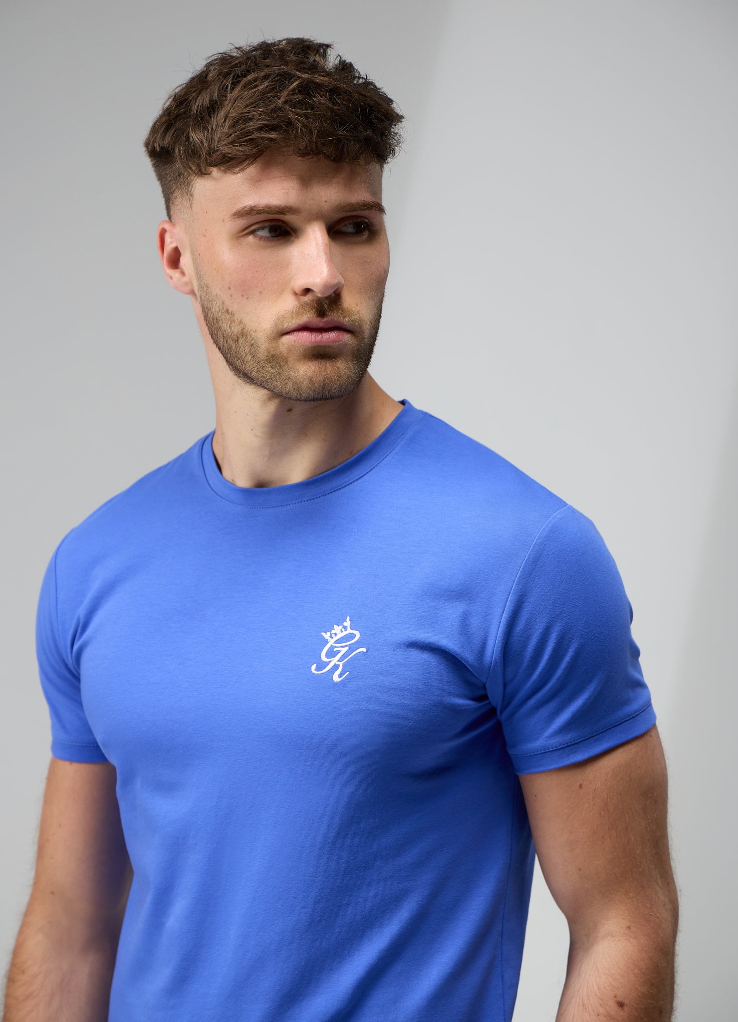 Gym King Fundamental Jersey Tee - Sonic Blue