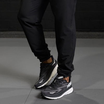 Gym King Fundamental Woven Jogger - Black