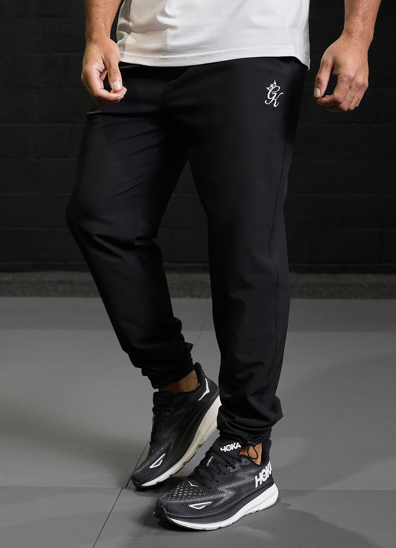 Gym King Fundamental Woven Jogger - Black