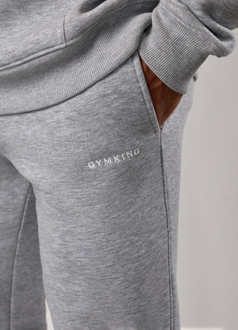 Gym King Fundamental Linear Jogger - Grey Marl