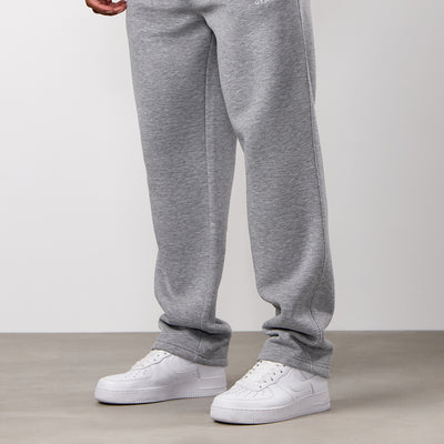 Gym King Fundamental Linear Straight Leg Jogger - Grey Marl
