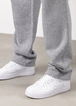 Gym King Fundamental Linear Straight Leg Tracksuit - Grey Marl