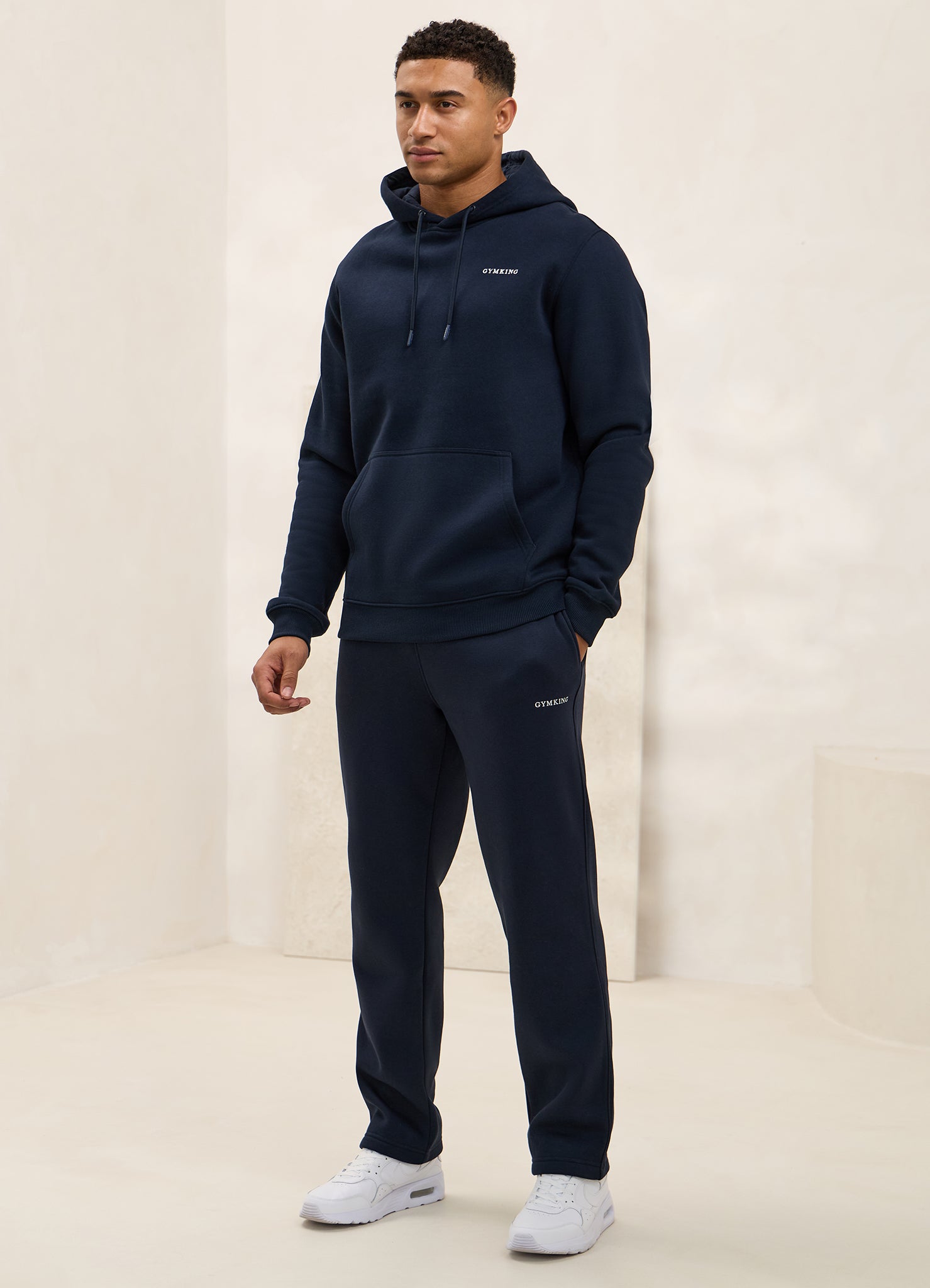 Gym King Fundamental Linear Straight Leg Jogger - Navy