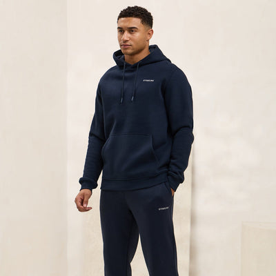 Gym King Fundamental Linear Straight Leg Tracksuit - Navy
