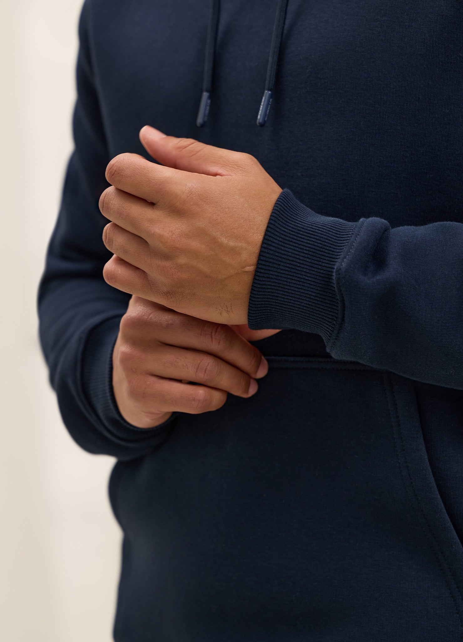 Gym King Fundamental Linear Hood - Navy