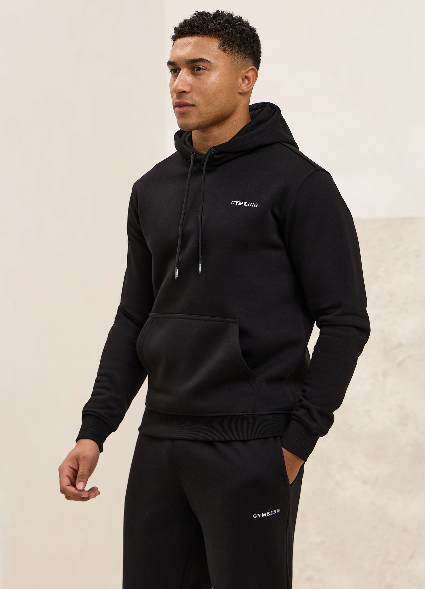 Gym King Fundamental Linear Hood - Black