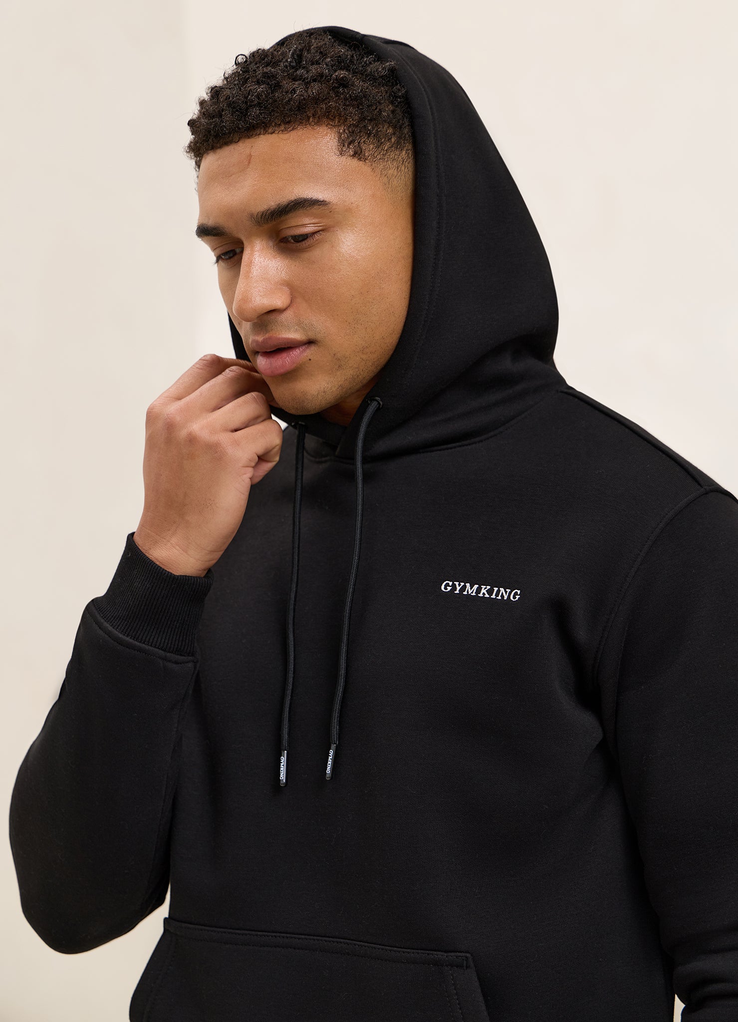 Gym King Fundamental Linear Hood - Black