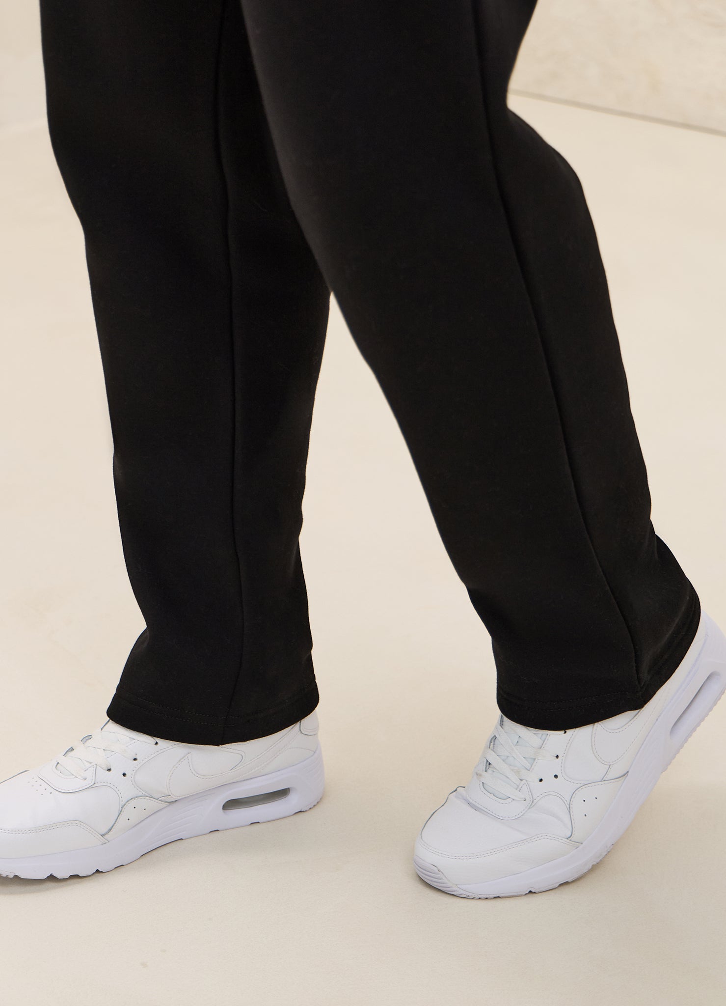 Gym King Fundamental Linear Straight Leg Jogger - Black