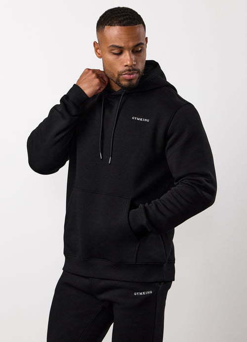 Gym King Fundamental Linear Hoodie - Black