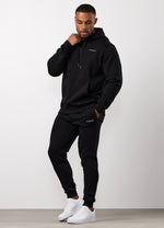 Gym King Fundamental Linear Straight Leg Tracksuit - Black thumbnail