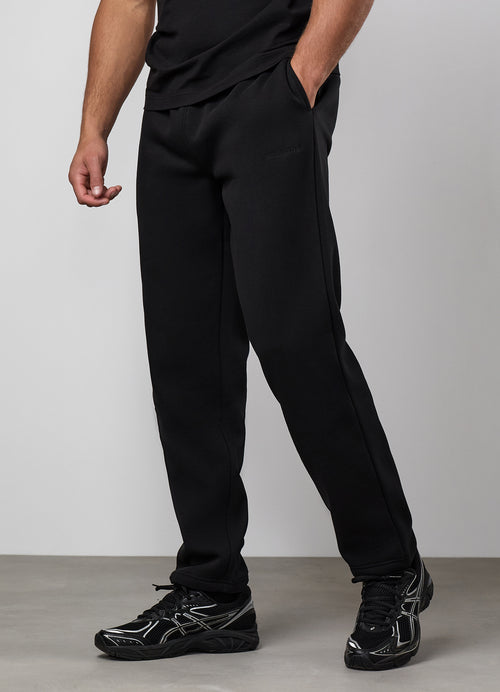 Gym King Fundamental Linear Straight Leg Jogger - Black/Black