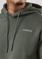 Gym King Fundamental Hood Tracksuit - Deep Olive