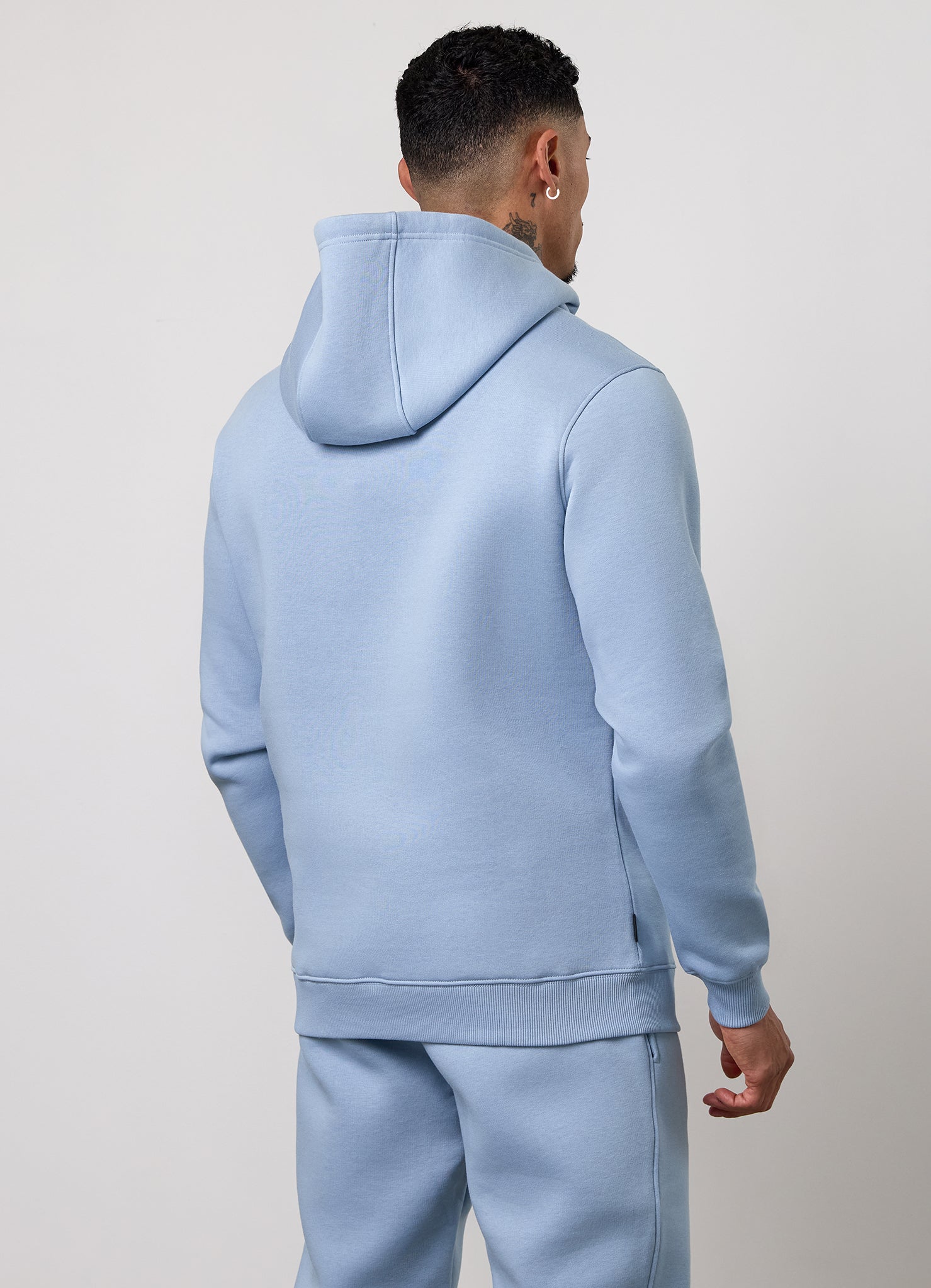 Gym King Fundamental Linear Hoodie - Powder Blue