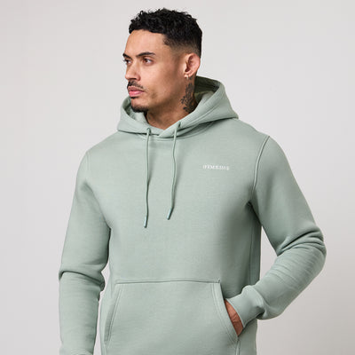 Gym King Fundamental Linear Hoodie - Urban Sage
