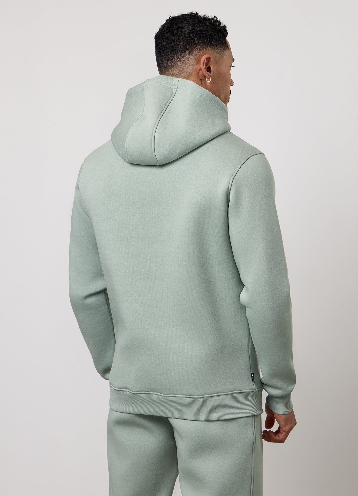 Gym King Fundamental Linear Hoodie - Urban Sage